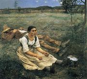 Jules Bastien-Lepage The Haymakers oil painting artist